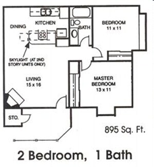 Unit B14 B14 floor plan